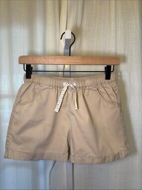 Girls Lands' End Beige Drawstring Casual Shorts